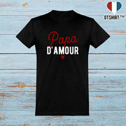  T shirt homme papa d'amour