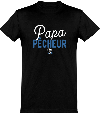  T shirt homme papa pêcheur