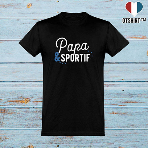  T shirt homme papa & sportif