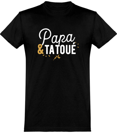  T shirt homme papa & tatoué