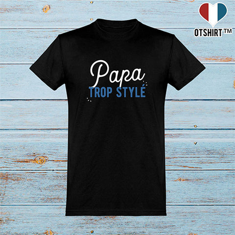  T shirt homme papa trop stylé