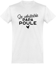  T shirt homme papa poule