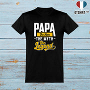  T shirt homme papa the legend