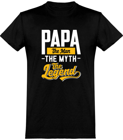  T shirt homme papa the legend
