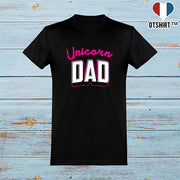  T shirt homme unicorn dad