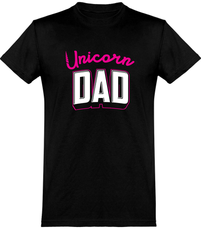  T shirt homme unicorn dad
