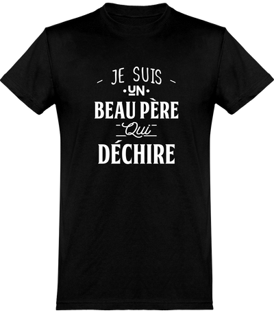  T shirt homme beau père qui déchire beau