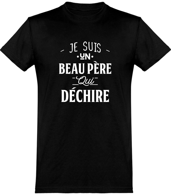  T shirt homme beau père qui déchire 3