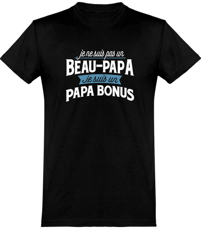  T shirt homme papa bonus beau
