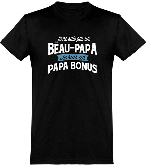  T shirt homme papa bonus beau