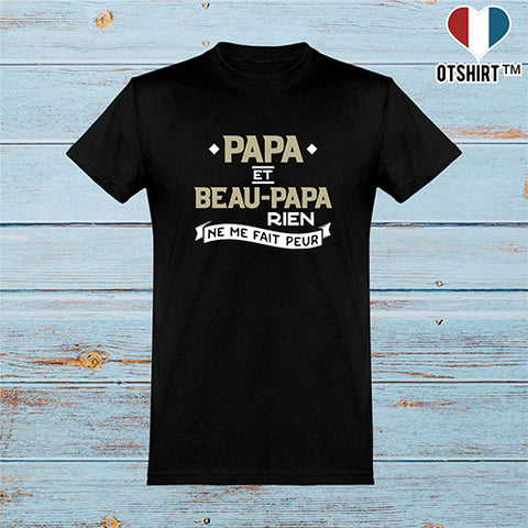  T shirt homme papa et beau papa
