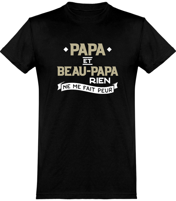  T shirt homme papa et beau papa