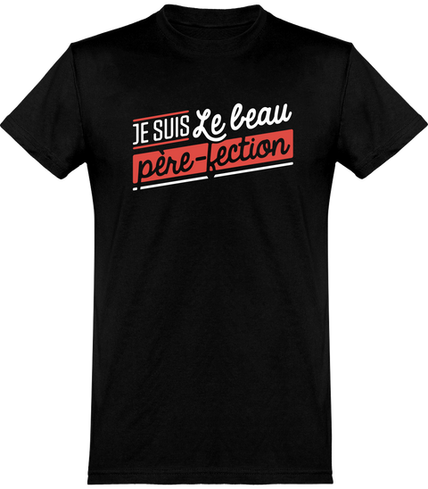 Cadeau homme T shirt homme le beau père-fection –