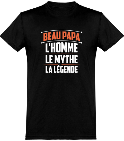  T shirt homme beau papa la légende beau