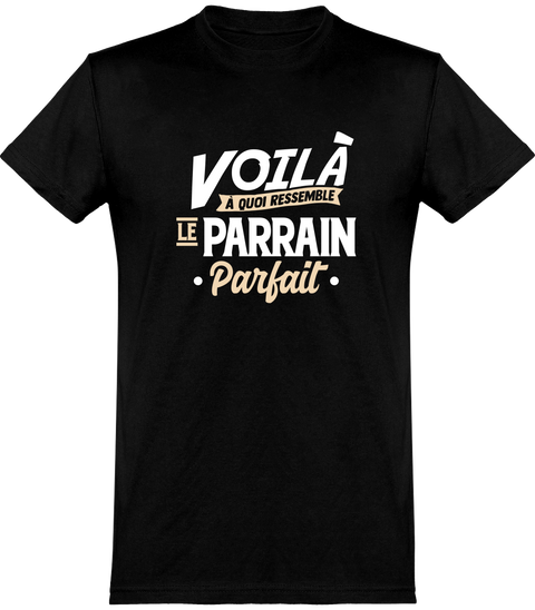  T shirt homme le parrain parfait
