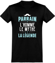  T shirt homme parrain la légende