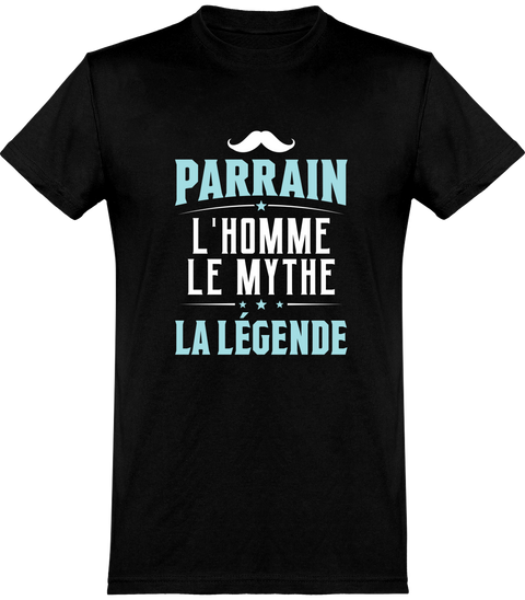  T shirt homme parrain la légende