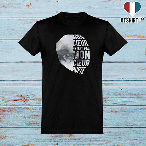  T shirt homme mon coeur rupte