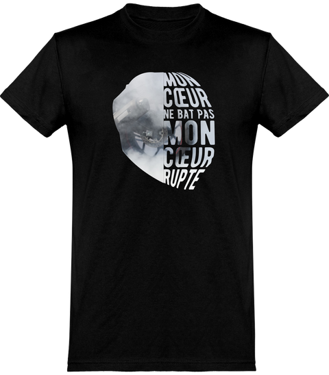  T shirt homme mon coeur rupte