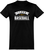  T shirt homme i love baseball