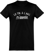  T shirt homme le tir à l'arc m'appelle