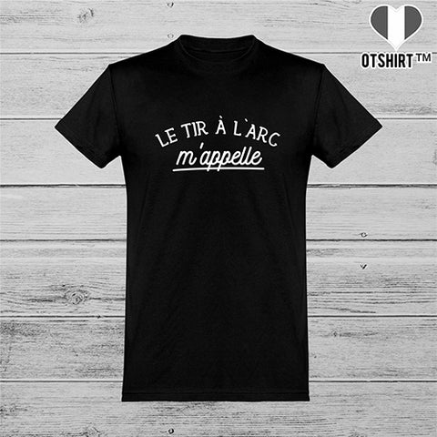  T shirt homme le tir à l'arc m'appelle