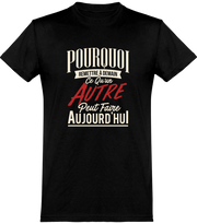  T shirt homme remettre à demain