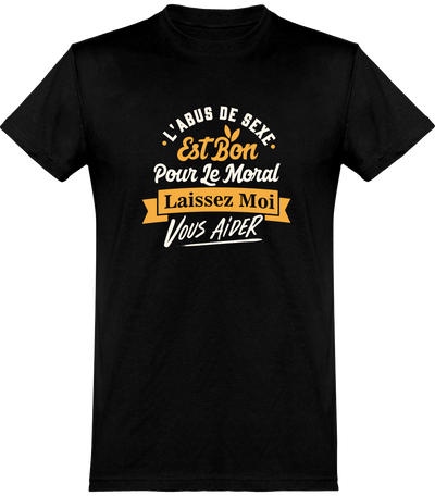  T shirt homme l'abus de sexe