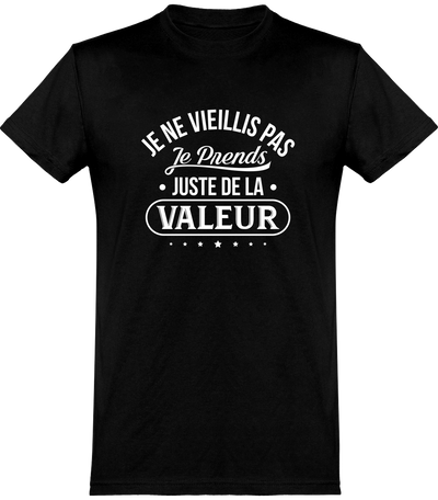  T shirt homme je ne vieillis pas