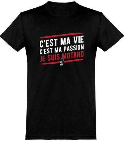  T shirt homme je suis motard