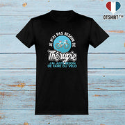  T shirt homme thérapie vélo