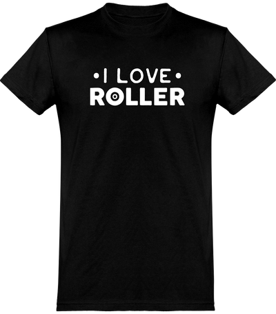  T shirt homme i love roller