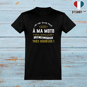  T shirt homme pas accro à ma moto 2