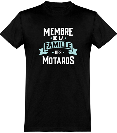  T shirt homme la famille des motards