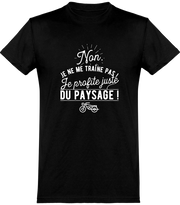  T shirt homme je ne me traîne pas