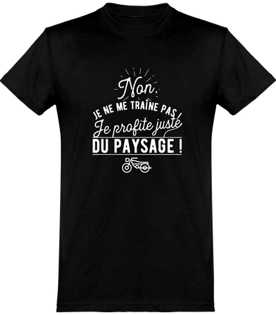 T shirt homme je ne me traîne pas