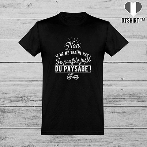 T shirt homme je ne me traîne pas