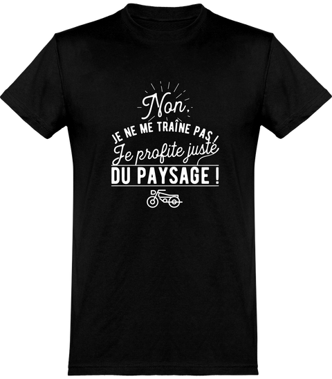  T shirt homme je ne me traîne pas