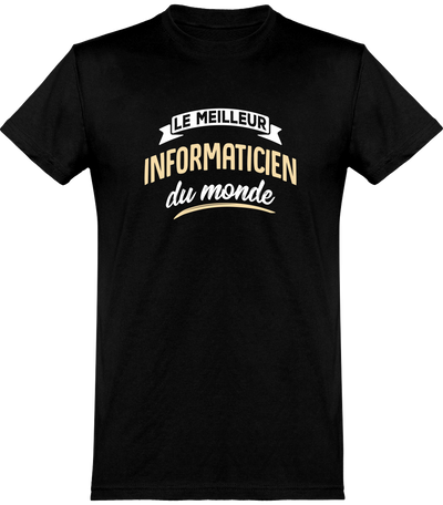  T shirt homme le meilleur informaticien