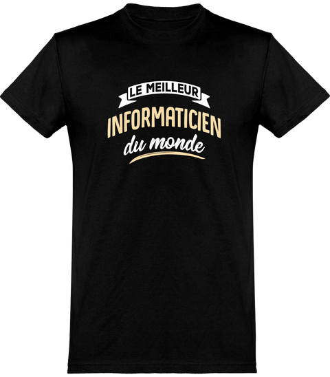  T shirt homme le meilleur informaticien