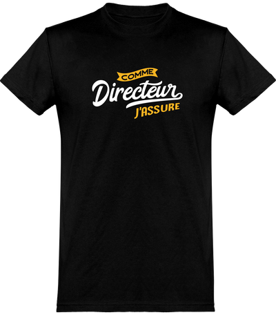  T shirt homme comme papa directeur j'assure