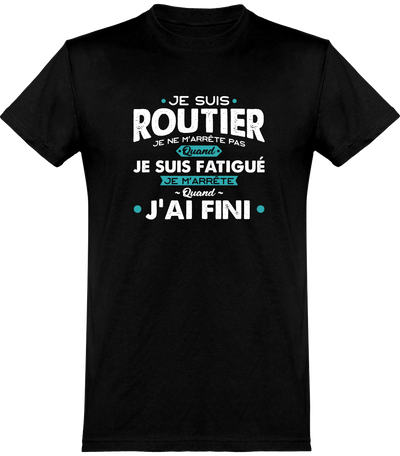  T shirt homme je suis routier