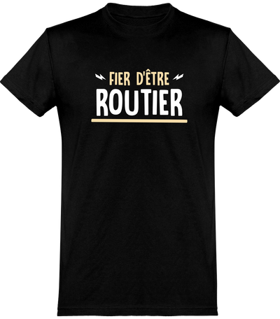  T shirt homme fier d'être routier