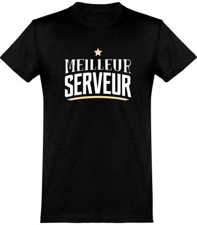  T shirt homme meilleur serveur