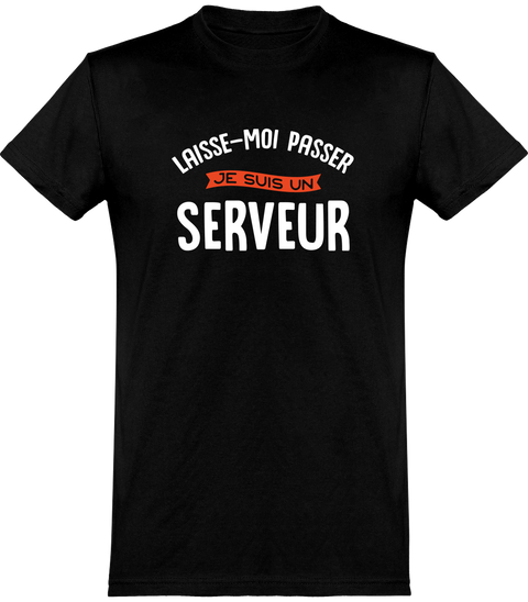  T shirt homme je suis serveur