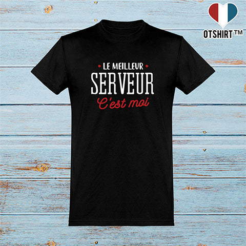  T shirt homme le meilleur serveur