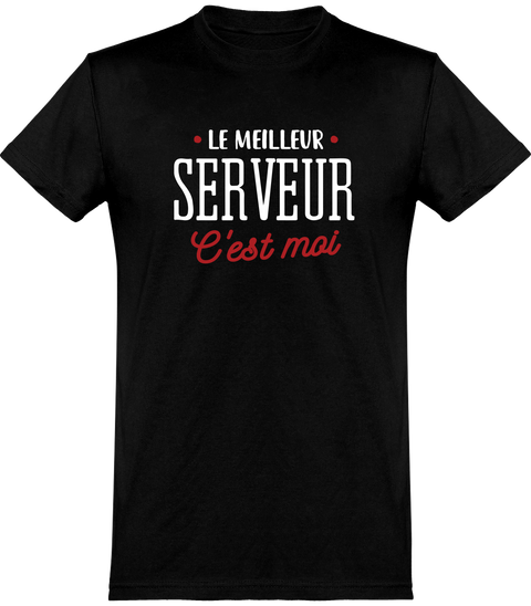  T shirt homme le meilleur serveur