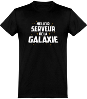  T shirt homme meilleur serveur de la galaxie
