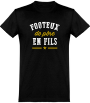  T shirt homme footeux de père en fils