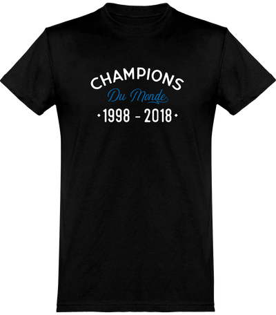  T shirt homme champions du monde sport